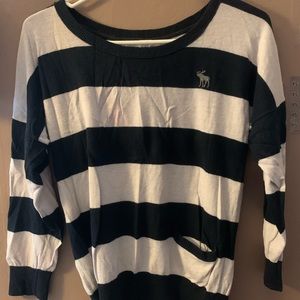 Abercrombie and Fitch long sleeve striped tee